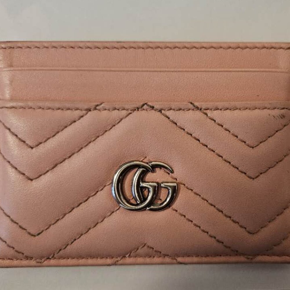Gucci Pink Card Holder, Fair, 28XX